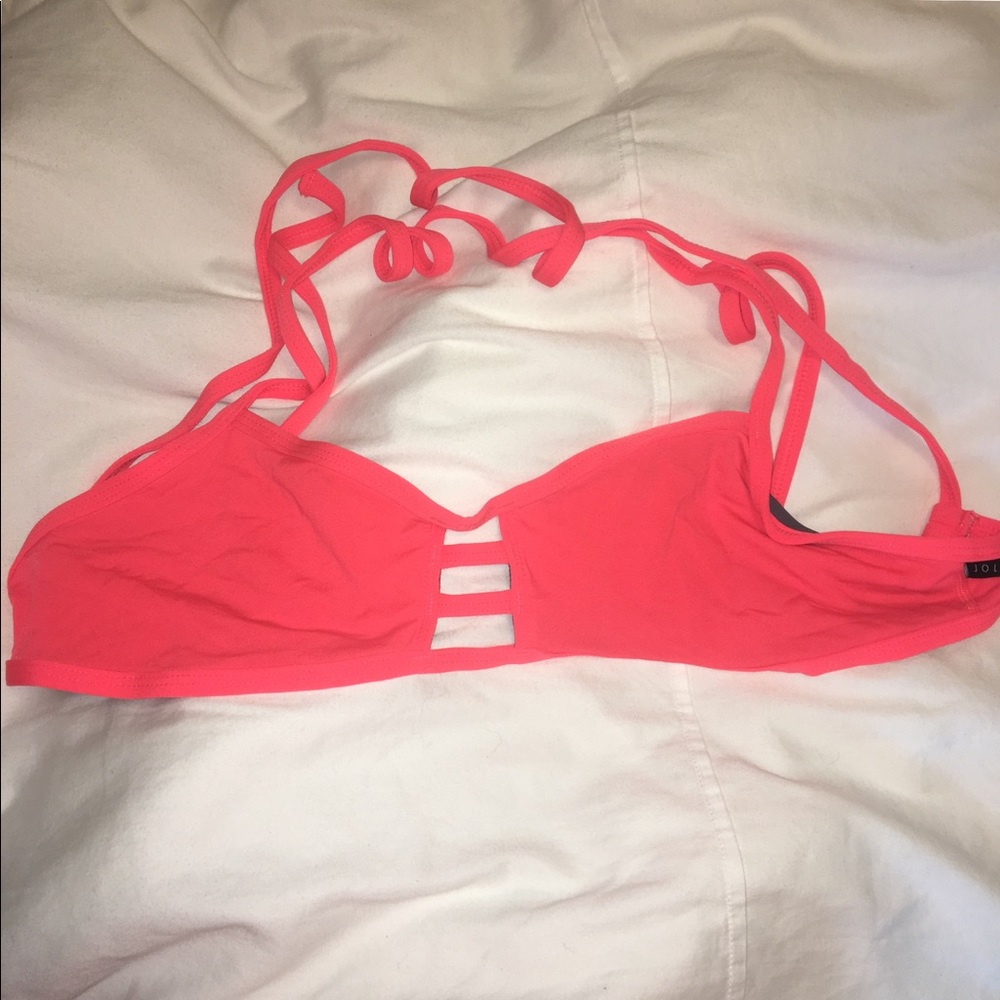 Peach colored Jolyn bikini top!!